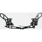 Rear Set Complete Blk Kaw